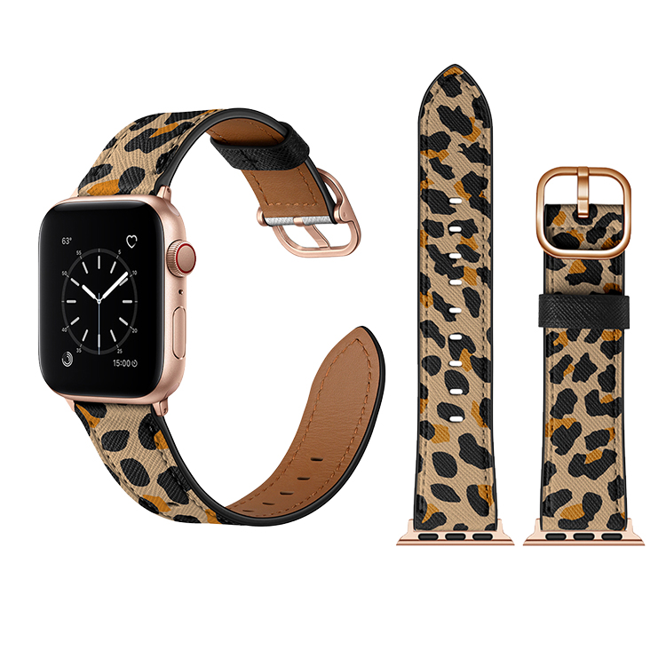 Кожаный ремешок для iWwatch, наручный ремешок для iPhone, кожаный ремешок для часов 38 40 42 44 мм