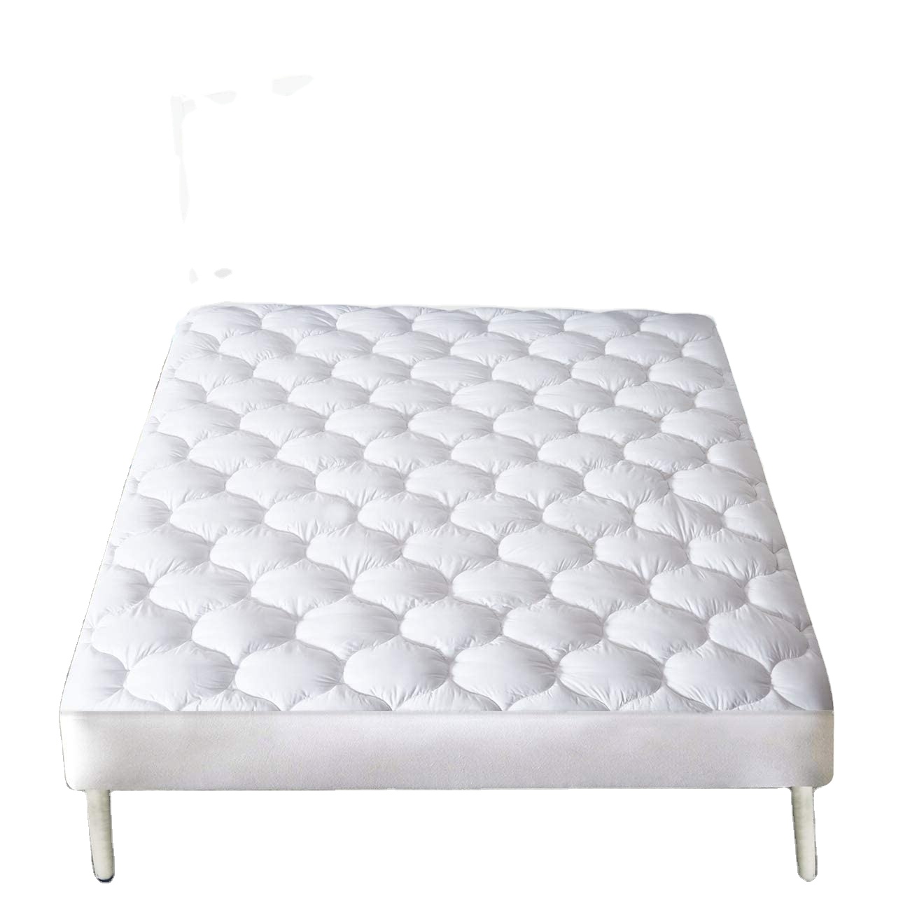 High Quality Eco-friendly Mattress Pads Fitted Mattress Protector 18" Deep Pocket Hypoallergenic Cooling Mattress Topper