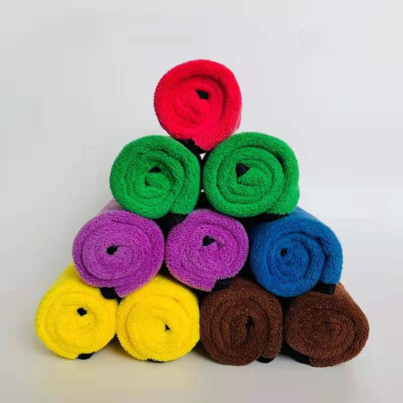 500gsm car window wash towel double-sided micro fiber towel car wash big super absorbent car washing cloth microfiber towel