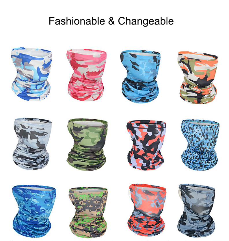 Hot Sale Neck Tube Bandana Seamless Popular Rayon Fibre Magic Bandana Face Scarf