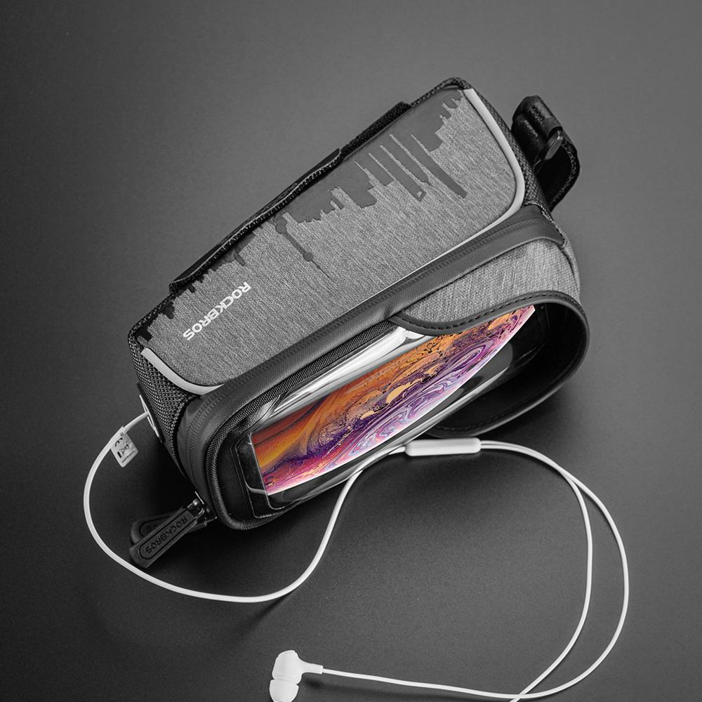 Cycling Top Tube holder bike phone front frame bag waterproof bicycle accessories bags case
