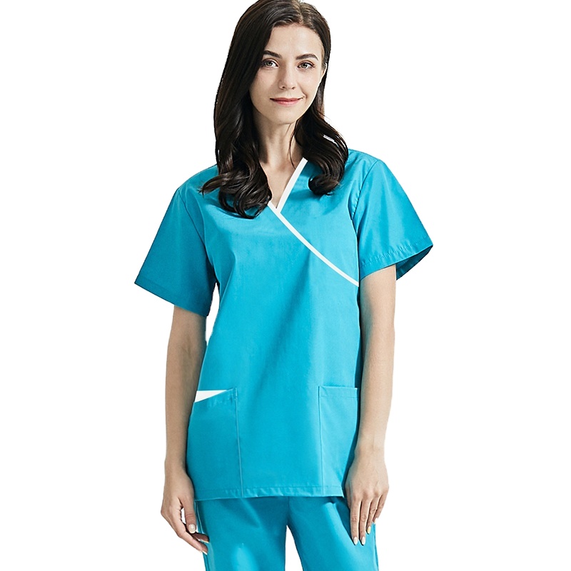 New Customized Uniform Scrubs Suit Nurse Fashion Workwear Comfortable Practical Professional Scrub Hospital Clothes