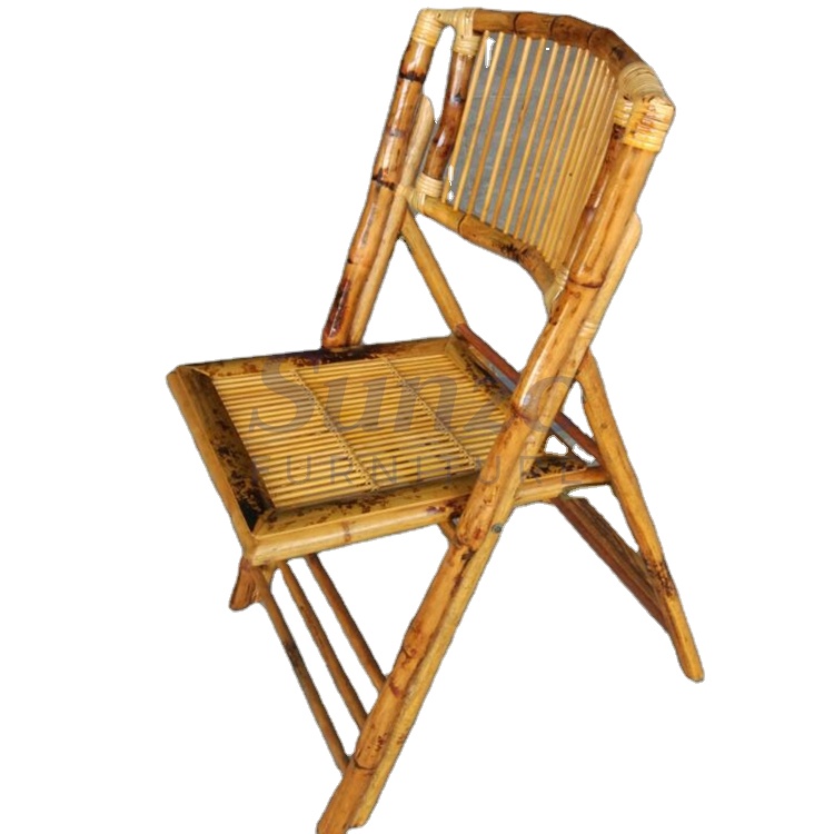 Hot Popular Style rental bamboo folding chair for various venues