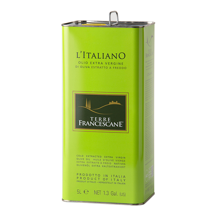 L'Italiano 100% итальянский Экстра виргинское оливковое масло холодный пресс натуральный 5л