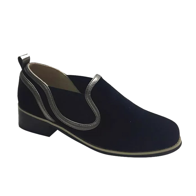 Low-heel women's high-top shoes Suede casual shoes Leather winter women boots Trendy shoes for women