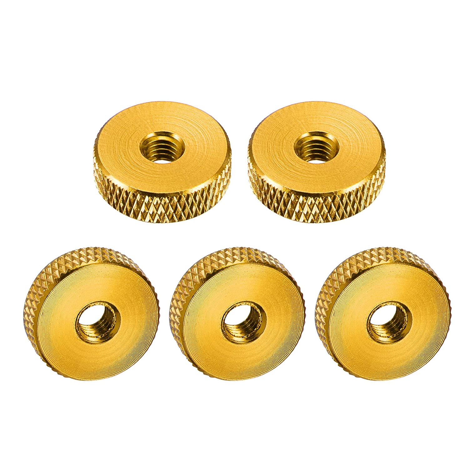 OEM Knurled Nut M4 M5 M6 x 16mm x 5mm Thumb Nuts Lock Adjusting Nuts Aluminum Alloy Purple