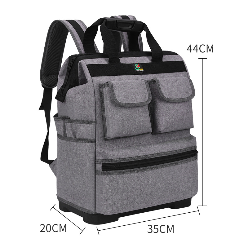 Wholesale Customized Electrical Tool Bag Heavy Duty Waterproof Tool Bag Electrician Portable Electrician Backpack Tool Bag Work