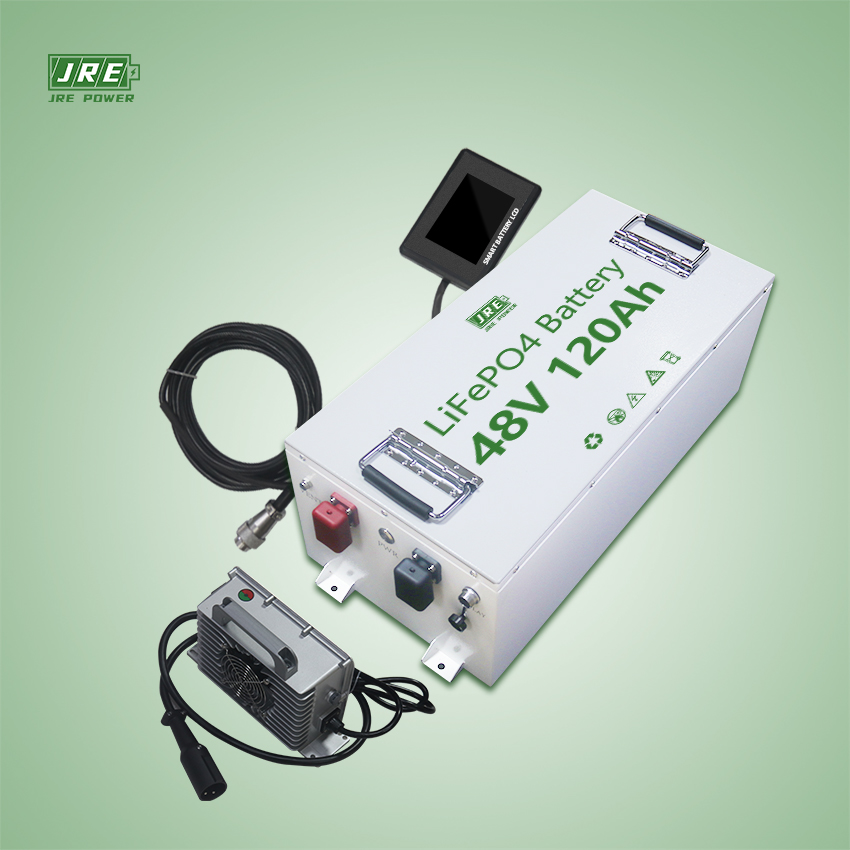 Customized Lithium Ion Battery Pack, Golf Cart Battery, Built-in BMS, 48 V, 120Ah, 48 V, 100Ah
