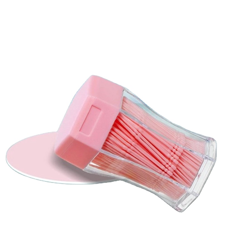 Double-head Brushed Toothpick Hot Sale Interdental Brush Toothbrush for Dentures Soft Plastic Oral Care 6.3 Cm Rinse The Tooth