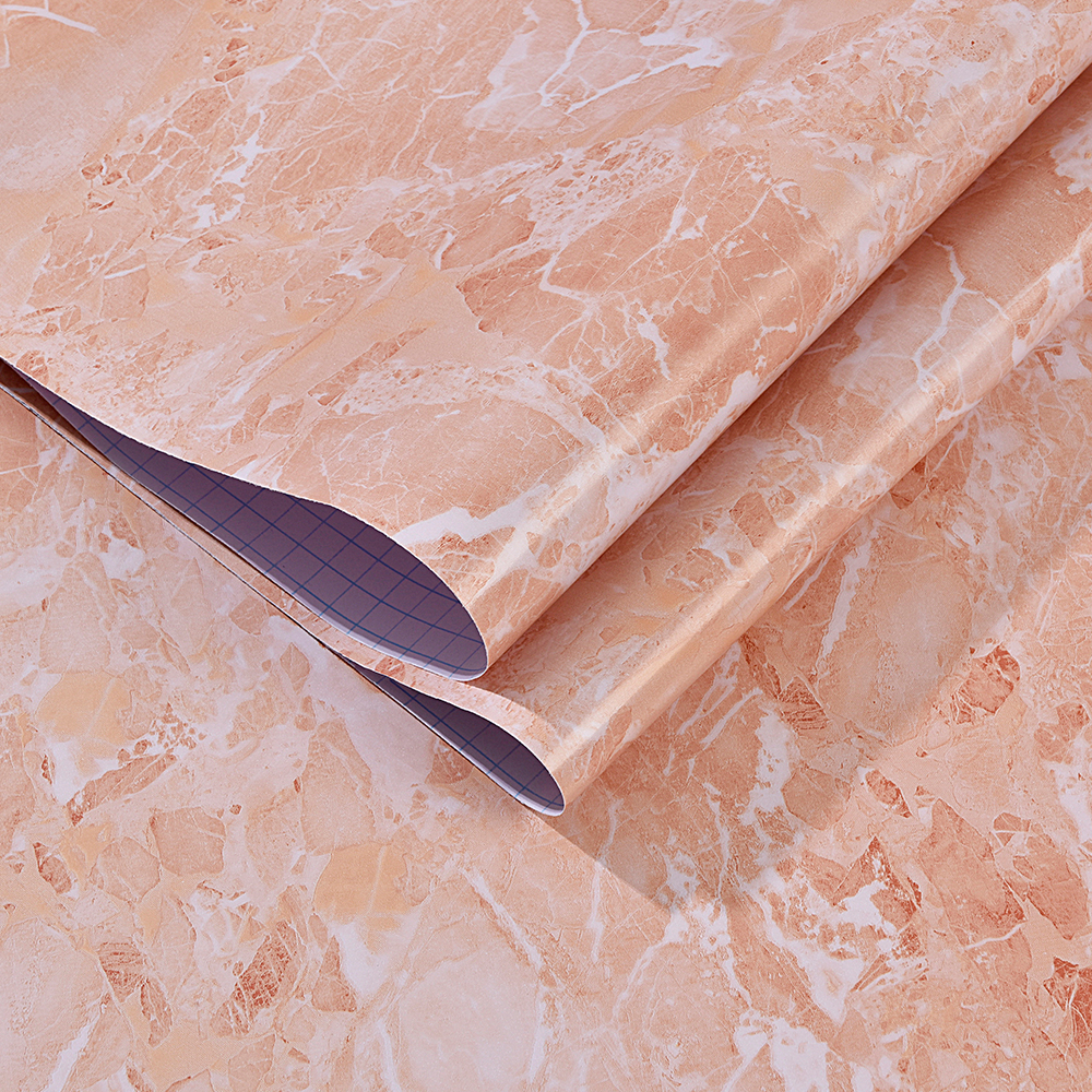 Wholesale Self Adhesive Marble Pattern PVC Wallpaper Removable Vinyl Sticker Wall Paper Roll Fast delivery
