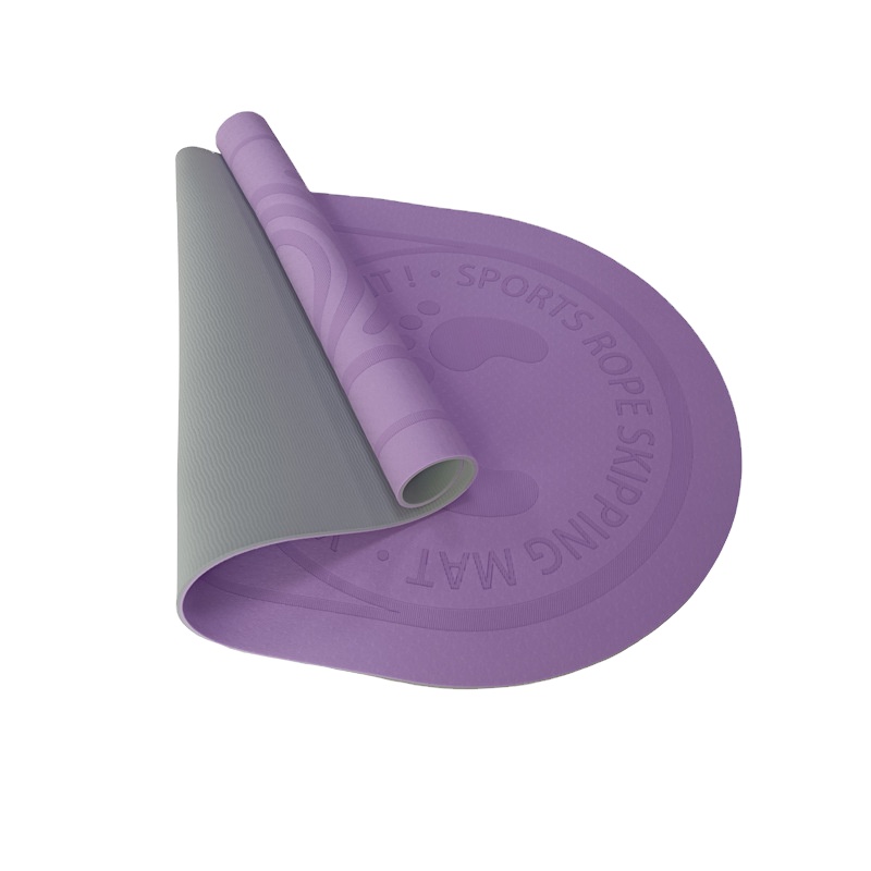 Polymer TPE mute Shock Absorption Anti Slip Fitness Yoga Rope Skipping Mat