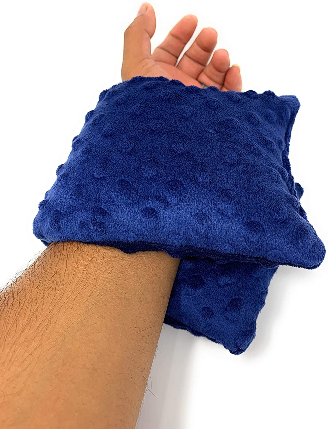 Fleece Fabric Cold   Hot Moist Heat Pack Microwave Heating Pad for Neck and Shoulders Pain Relief