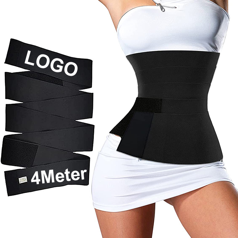 400cm Postpartum Weight Loss Elastic Band Stomach Flat Belly Bandage Wrap Belt Slimming Body Shaper Waist Trainer Tummy Wrap