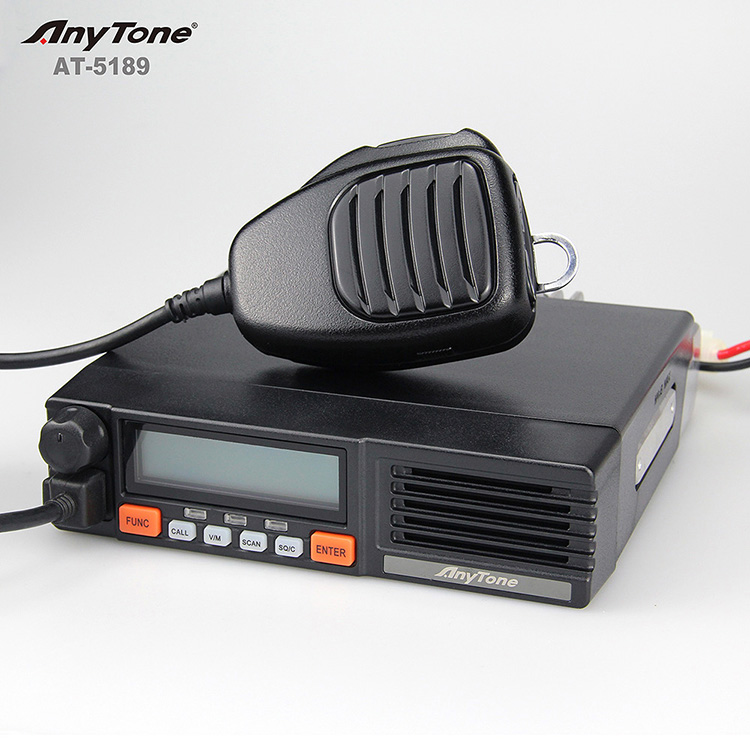 Anytone AT-5189 горячая Распродажа UHF/VHF мобильное радио дальнего радиуса действия автомобиля