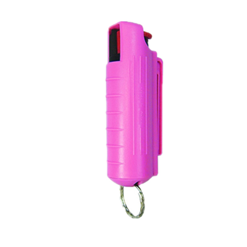2021 Factory Supply Nine Colors Optional Women Self Defence Lighter Pepper Spray Keychain