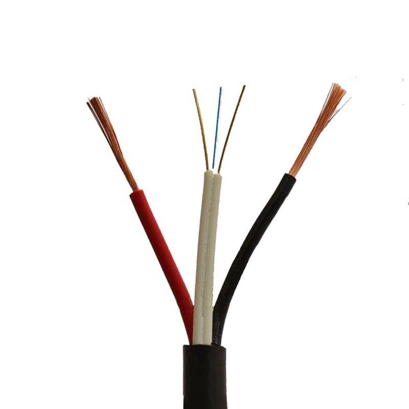 Волоконно-оптический кабель FTTH drop кабель с кабелем питания ftth 2c