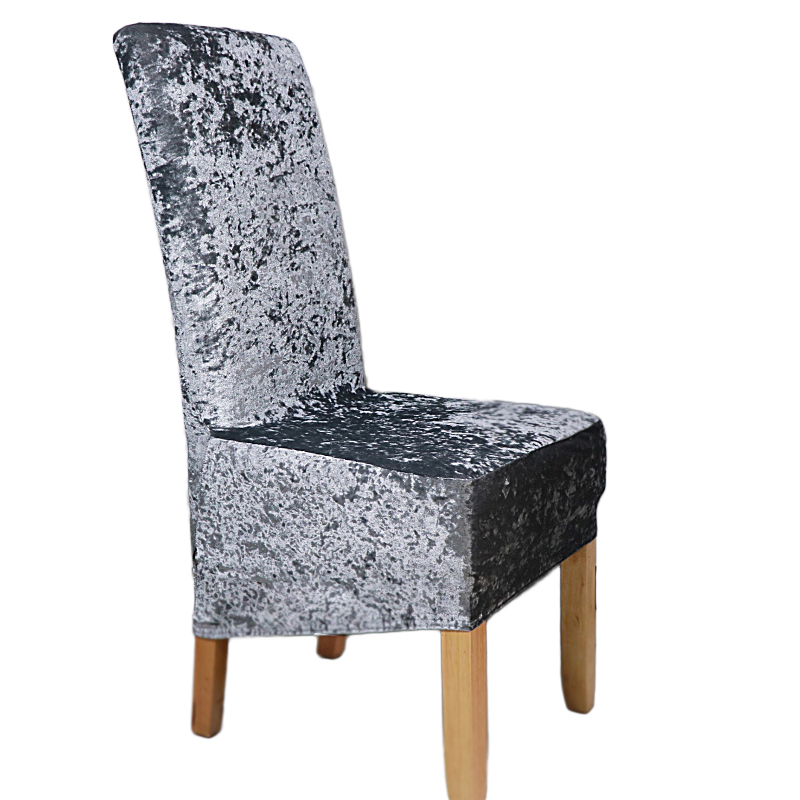 1/2/4/6 Pieces Stretch XL Size Velvet Chair Cover Big Elastic Seat Case Chair Covers High Back For Restaurant Hotel Party