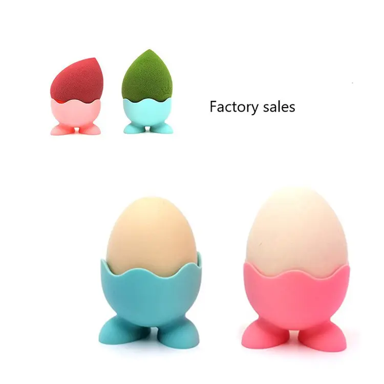Яйца Силиконовые формы для макияжа пуховка для пудры держатель