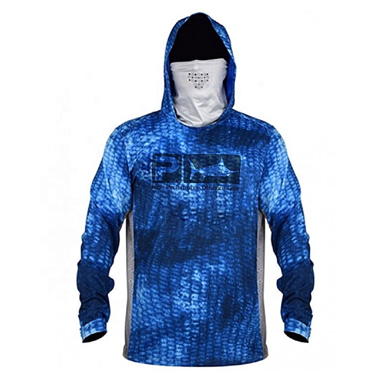 Camo hoodie Fishing hoodie Men's Long Sleeve UPF 50 Sun Protection Quick Dry Cooling Mesh fishing shirt