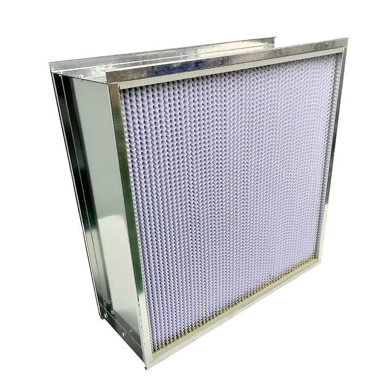 Industrial Filtration System Replacement Customized High Efficiency 99.99% Aluminum Frame Separator Filter