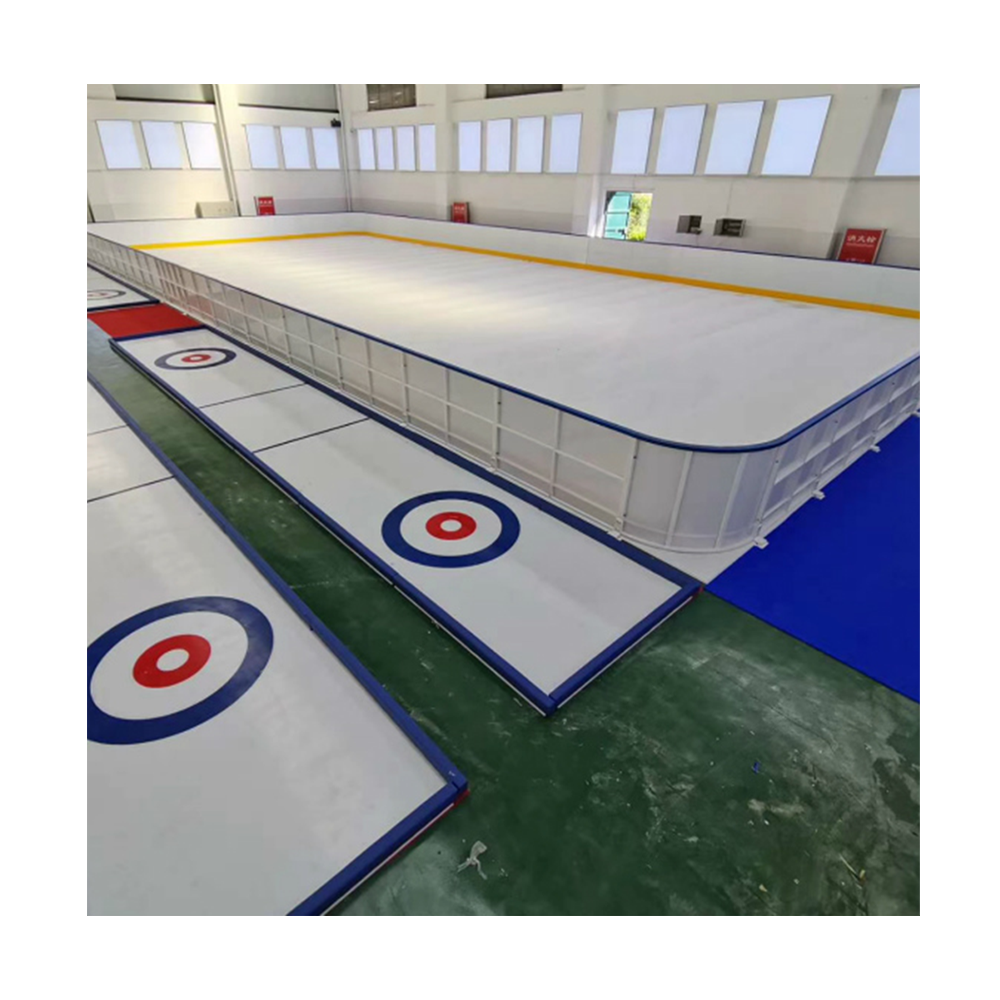 Schoolyard Family Exercise Training HDPE Hockey Synthetic Ice tile Skating Rink