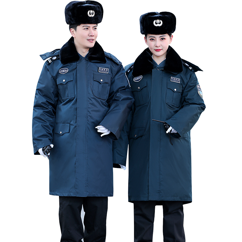 Security Guards Uniform Accessories Unisex Special Safety Guards Clothes Winter Warm Long Sleeve National Guard Uniforms