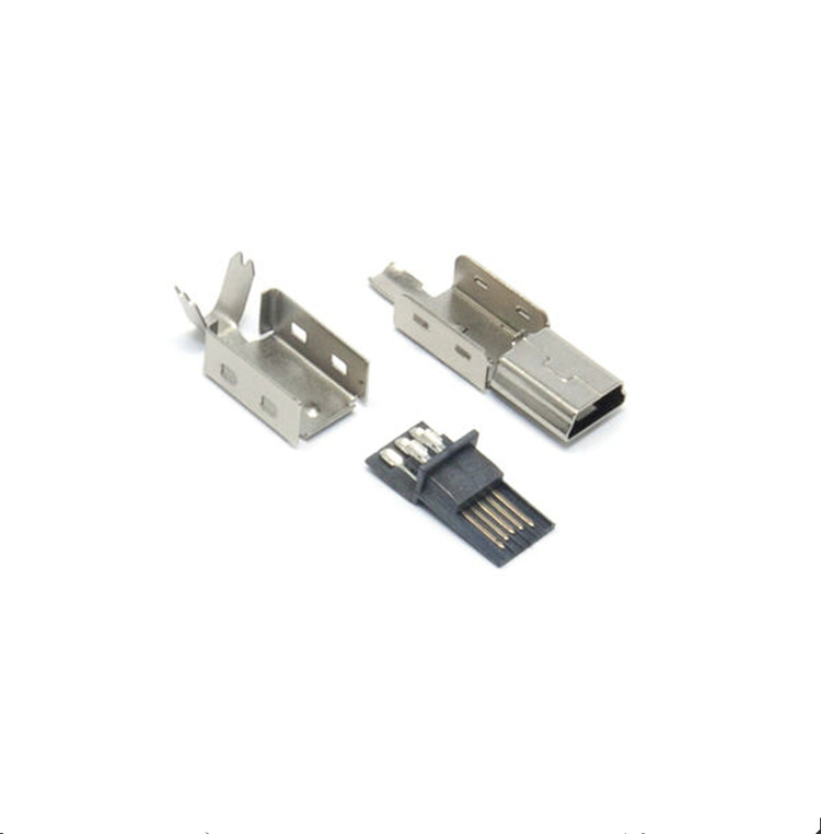 Трехкомпонентные разъемы MINI USB 5P