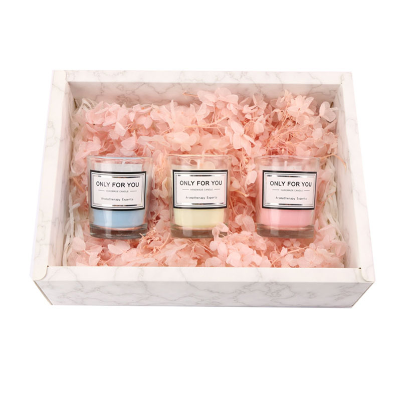 Jinn Home Silver Label Scented Candle soy vegetable mineral wax Gift Box