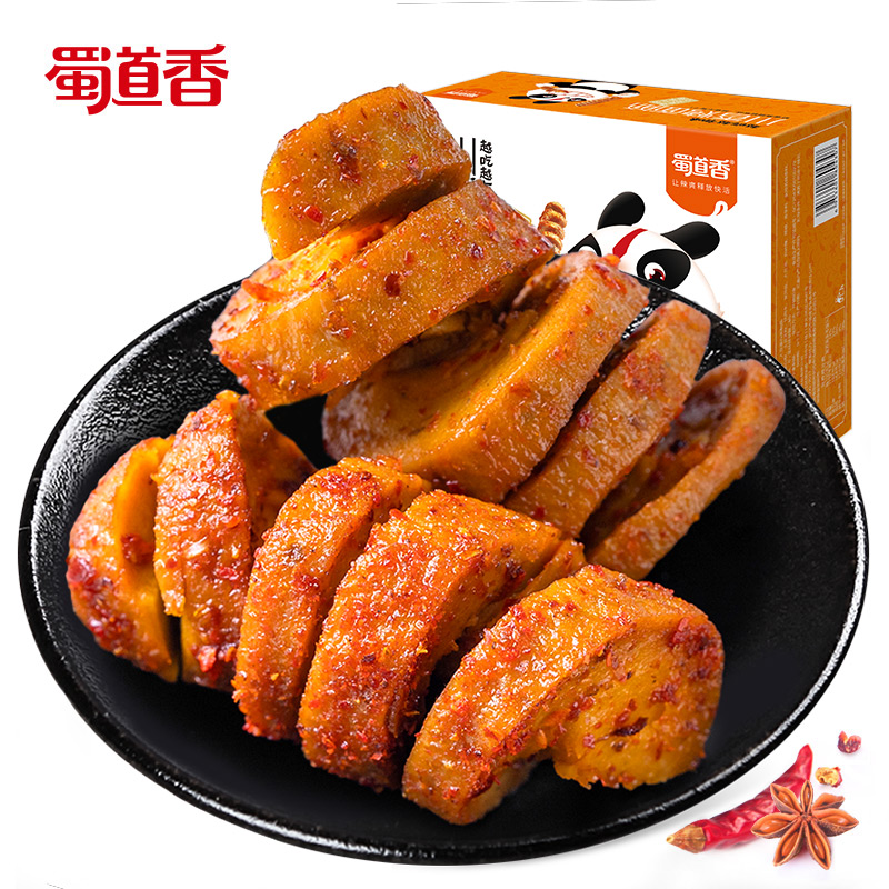 ShuDaoXiang Kaomianjin ГОРЯЧИЙ острый Сычуань жареный Gluten Chilli закуска 26 г * 20 OEM продукт Китай оптовая продажа