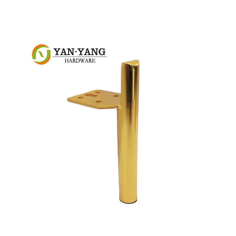 OEM special light luxury golden design modern replacement metal iron sofa legs for furniture
