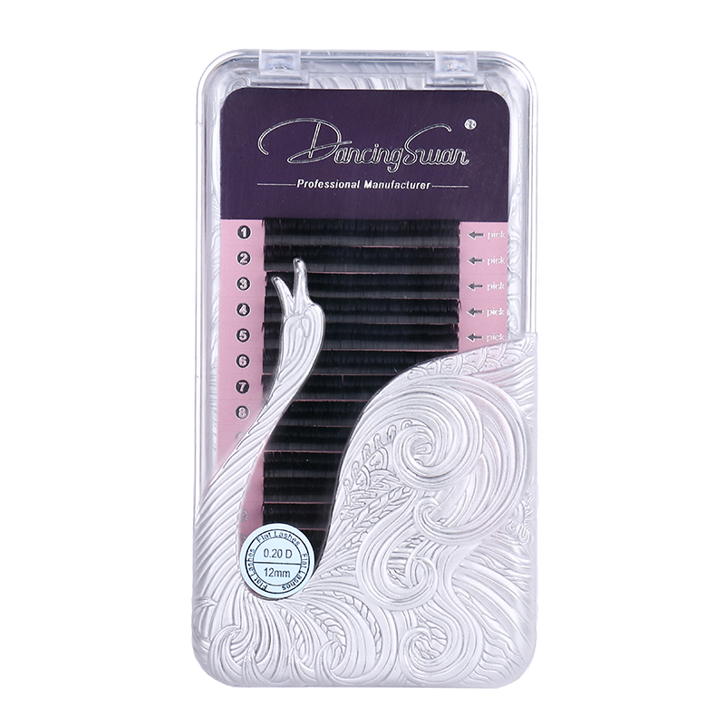 Oem Odm Extensions Individual Matte Cashmere Soft Flat Eyelash Extension