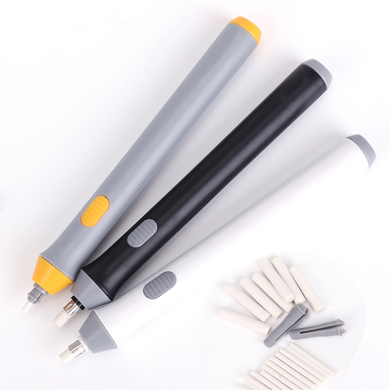 Customized Logo School Stationery Rubber Battery Operated Electric Eraser For Children