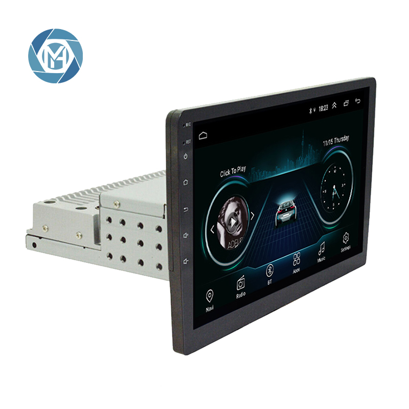 Универсальный сенсорный экран 1 Din Gps Автомобильный видео Dvd мультимедийный Головной блок Авторадио 1 Din 9 дюймов автомобильное радио Android автомобильный стереоплеер