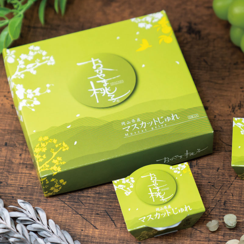 Японское виноградное желе Okayama Momoko Muscat (4 шт.)