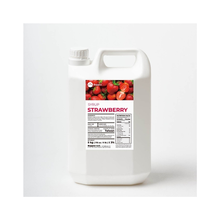Hot Selling Supplies Wholesale Taiwan Concentrated fruit syrup Strawberry Syrup from Bubble Milk Tea