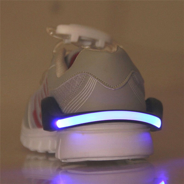 Promotion Gift Outdoor Sports Waterproof Novelty RGB LED Runner Shoes Safety Warning Light For Running Cycling Walking