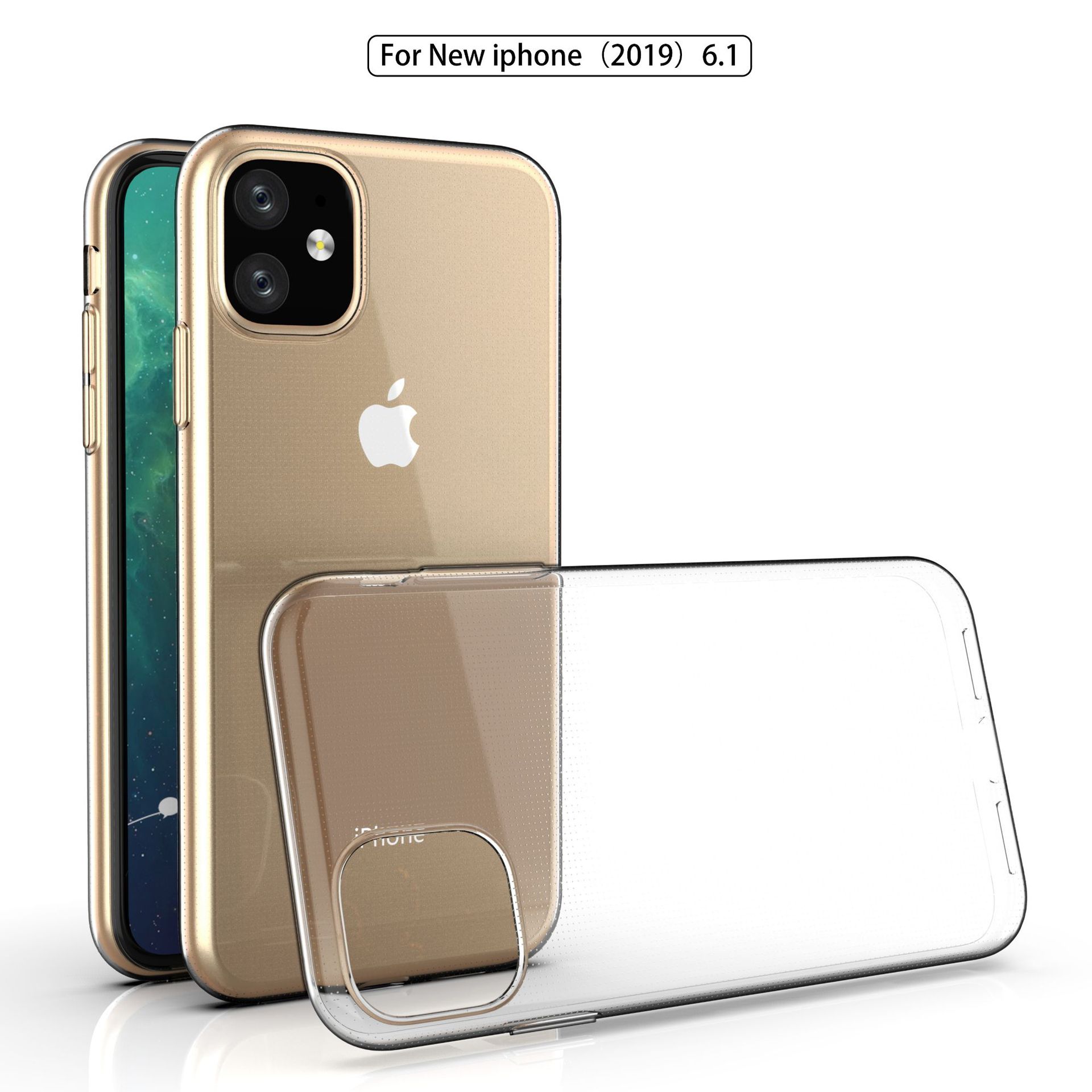 В наличии ультра тонкий прозрачный чехол для Iphone 11 ультра Hybird чехол для мобильных телефонов