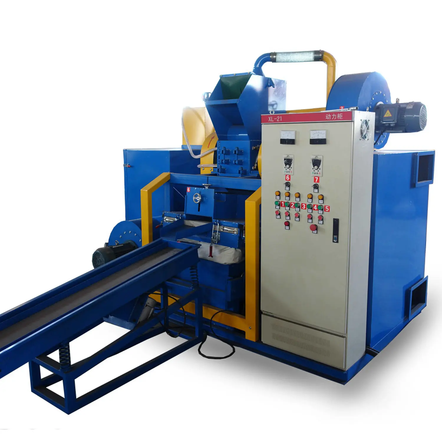 High Quality Electric Cable Wire Recycling Small Copper Cable Granulator Machine V-C10 For Sale