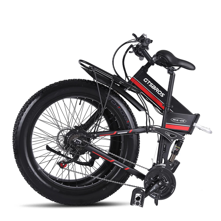 2021china foldable 500W 48V electric e bikes ekectric bicycle scooter mountain bike lithium battery electric bicycle