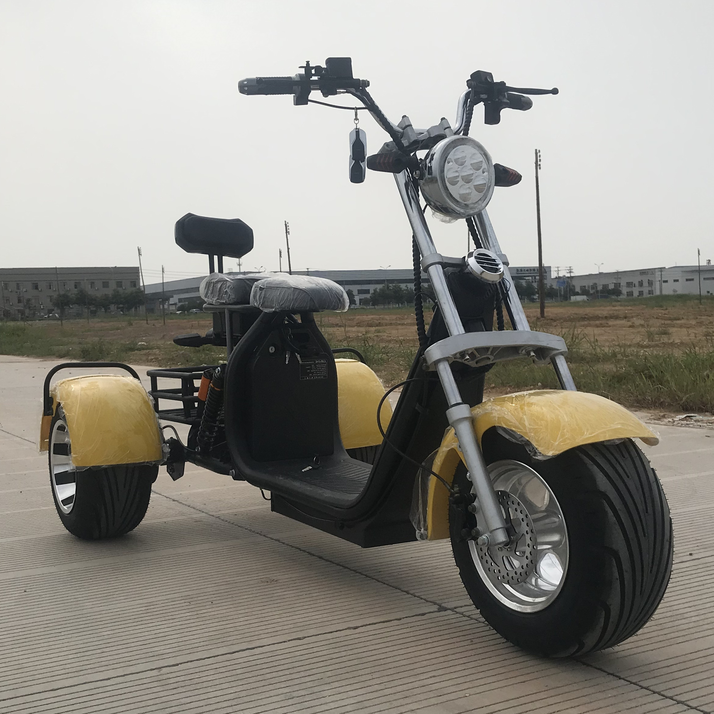Galactique три колеса мотоцикла widewheel сидит 3 колеса citycoco двухколесные электрические скутеры