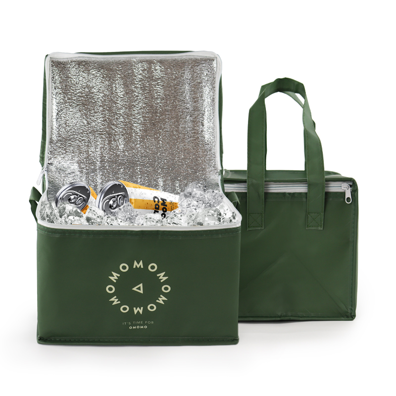 Reusable Insulated PP Cooler Bag Thermal Printed Zipper Picnic Grocery Keep Warm or Cool Eco-Friendly Package Solution