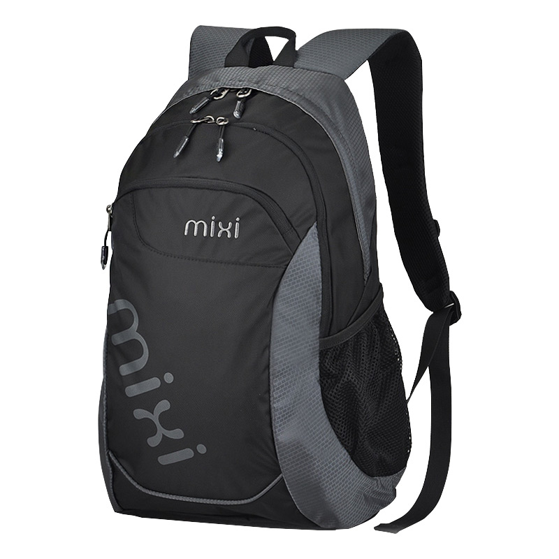 Mixi hot selling lightweight backpacks polyester waterproof climbing mountain backpack back packs sports bags backpack black