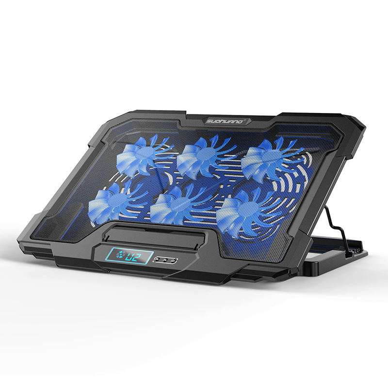 Foldable Notebook Computer Cooler Gaming Radiator Adjustable Laptop Stand With Cooling Fan Laptop Cooling Pad