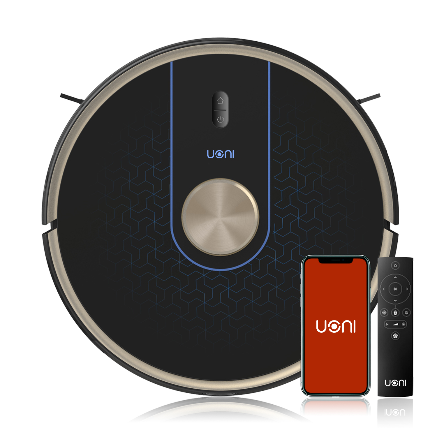Умный пылесос, робот-пылесос, Uoni V980 Plus, 5200 мАч