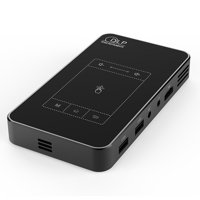 Проектор Ahome для домашнего кинотеатра, 50 ANSI люмен, Android 4K, Мини Портативный беспроводной смарт-проектор