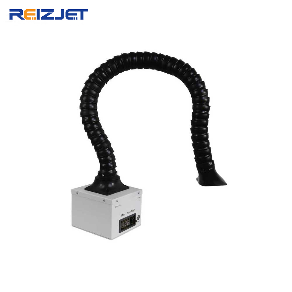 Миниатюрный небольшой фильтр-поглотитель дыма Reizjet DTF, экстрактор дыма, очиститель воздуха для машины-шейкера для духовки DTF