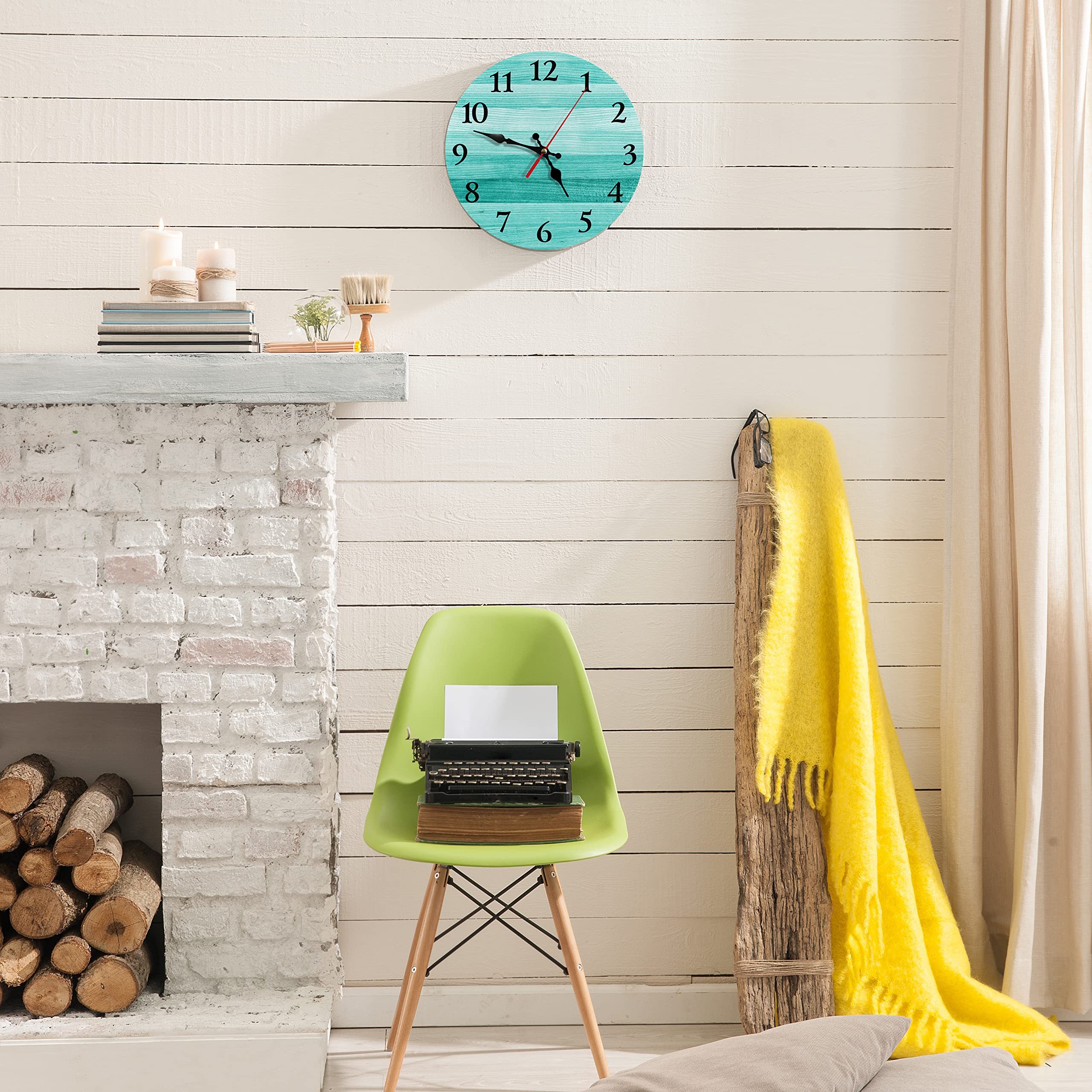 Cross-border New American industrial Wind Wall Clock Round Silent Home Decoration Commercial Retro Decorative Clock