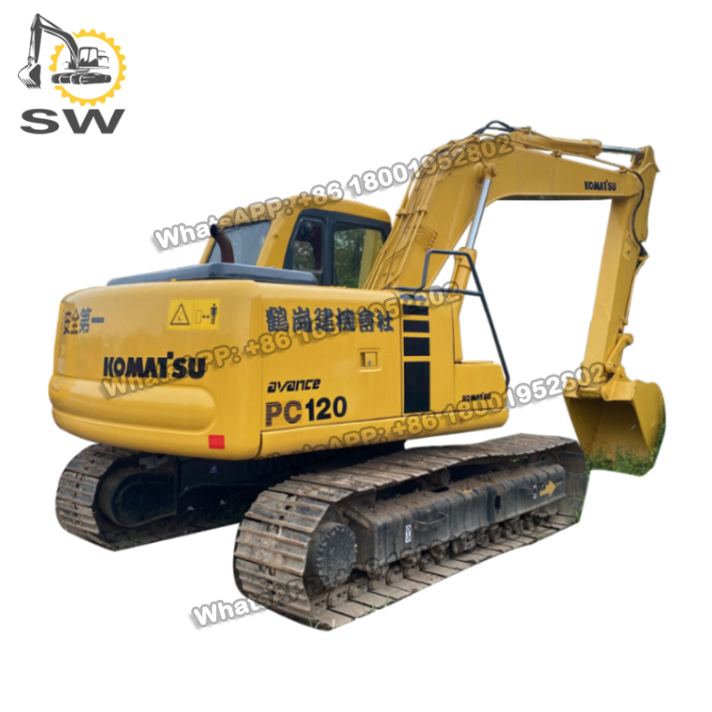 Б/у Komatsu PC120 PC120-6 экскаватора, 12Ton Komatsu PC120 PC130 PC160 гидравлический гусеничный экскаватор колесный экскаватор excavadora