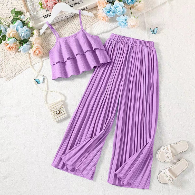 Summer Boutique 8 9 10 to 11 12 Years Old Teen Outfit Teenager Clothes Children's Clothing for Girls Sets Kids Clothes Wholesale
