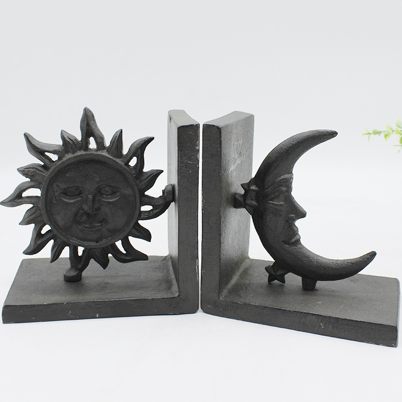 hiigh quality factory vintage metal bookends with unique Rust for Office home School Book Display